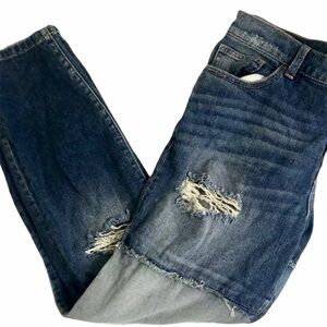 Sneek Peek Distressed Ripped Faded Jeans Medium